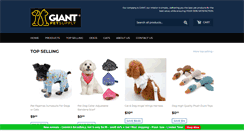 Desktop Screenshot of giantpetsupply.com